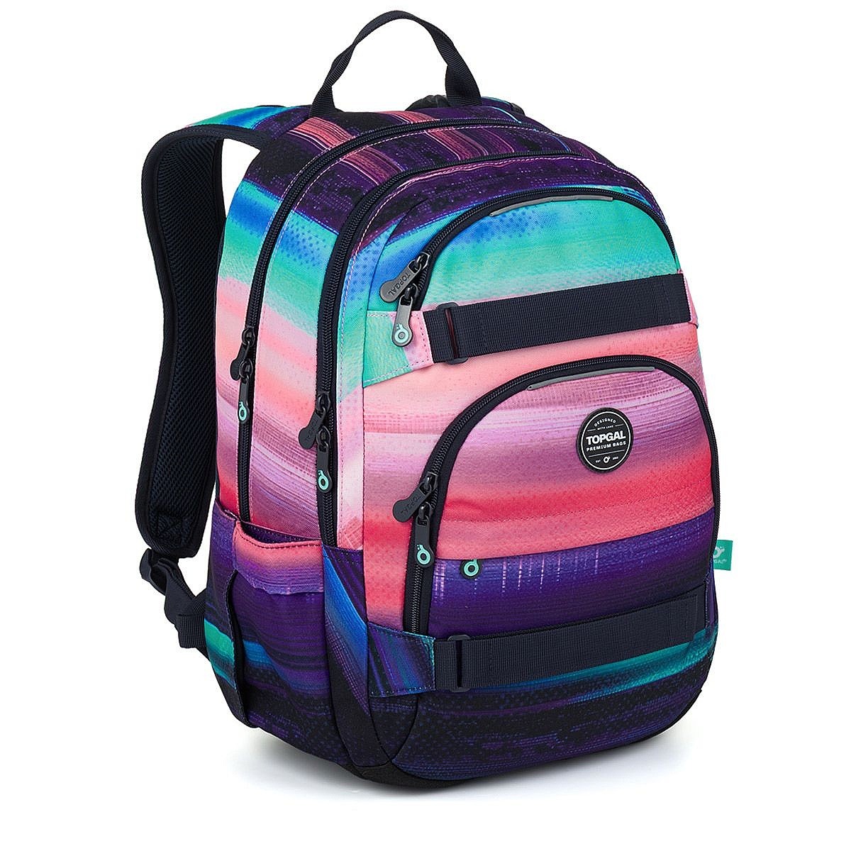 backpack Topgal VIKI 26038 - Turquoise/Blue/Purple