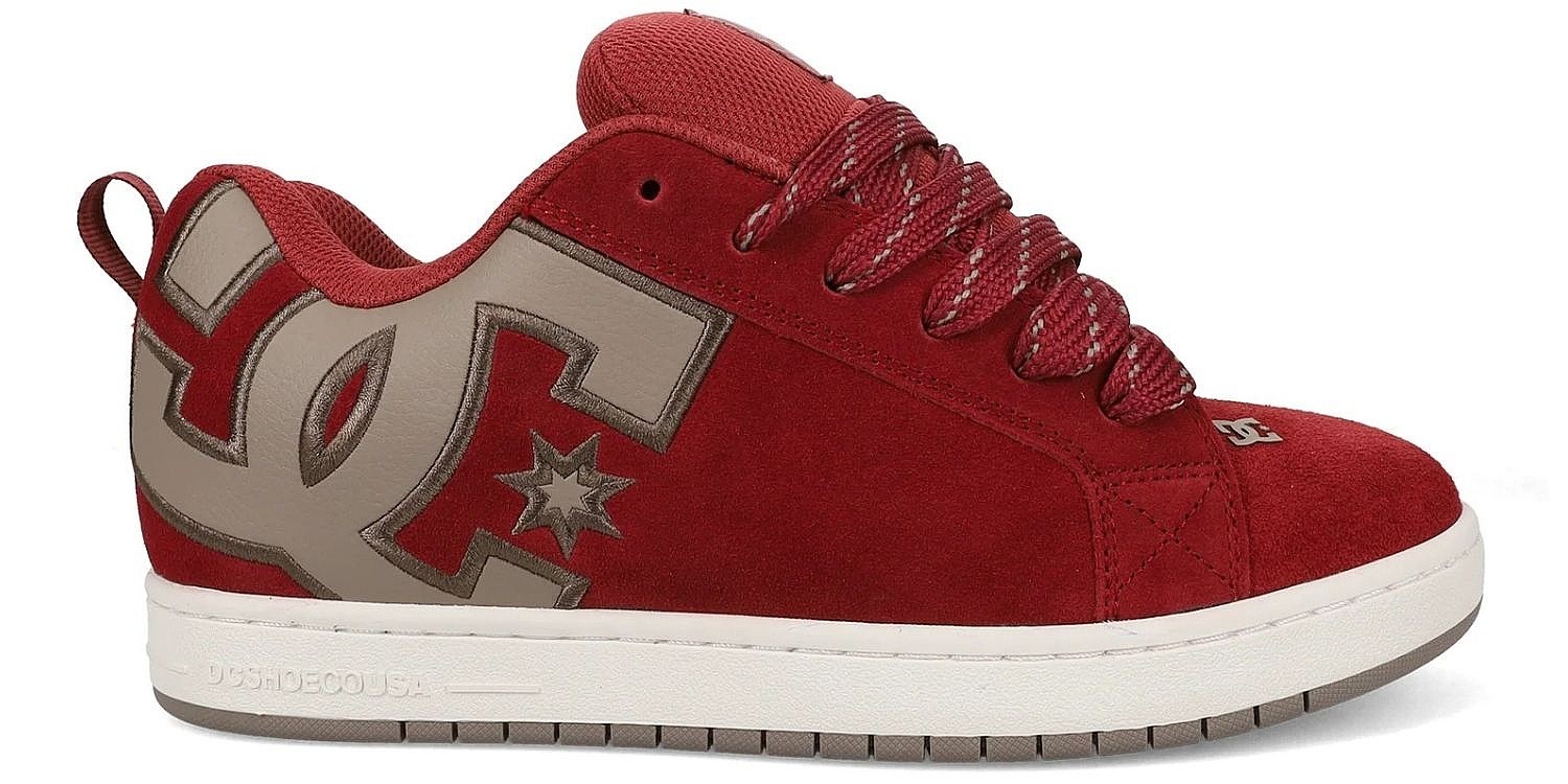 обувь DC Court Graffik SE - 602/Brick Red/Warm Taupe/Off White - men´s