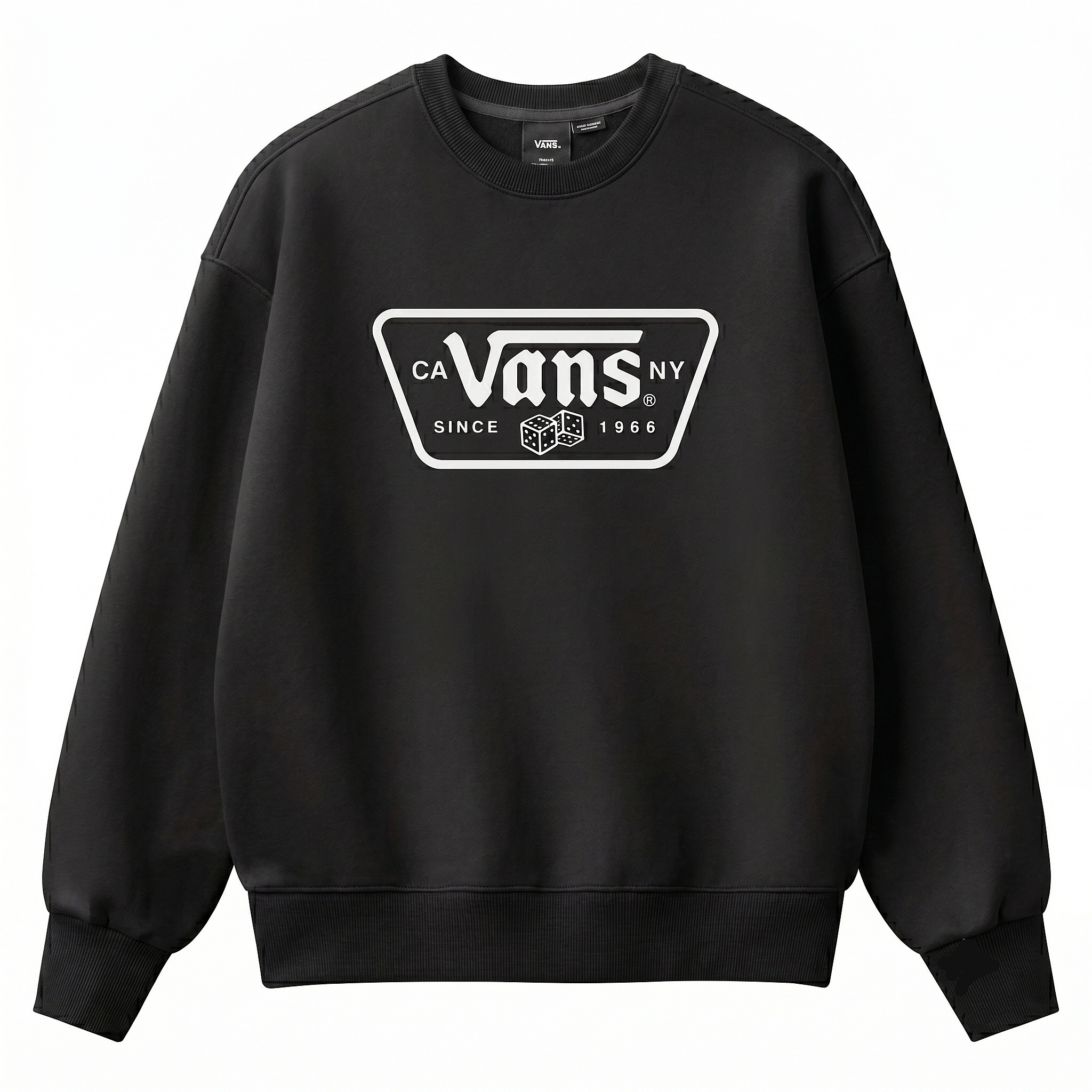 camisola Vans Knu Patch Crew - Black - men´s