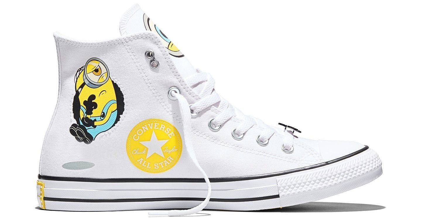 обувь Converse Chuck Taylor All Star Minions Hi - A21403/White/Yellow/White