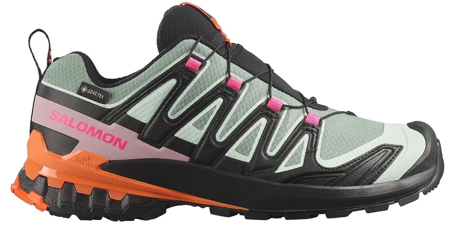 topánky Salomon XA Pro 3D V9 GTX Icon W - Black/Green Milieu/Dragon Fire - women´s