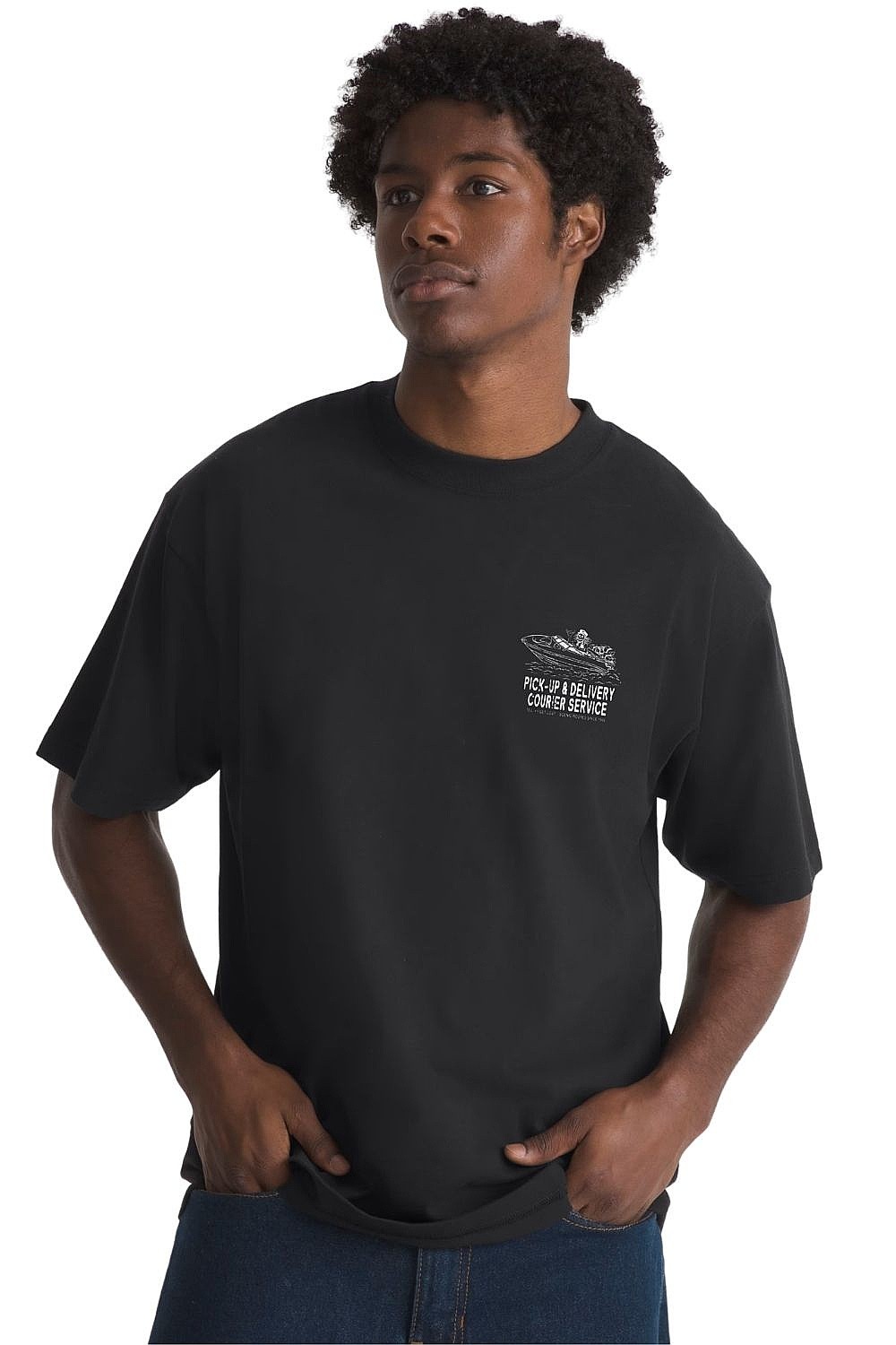 camisa Vans Pauly's Delivery - Black - men´s