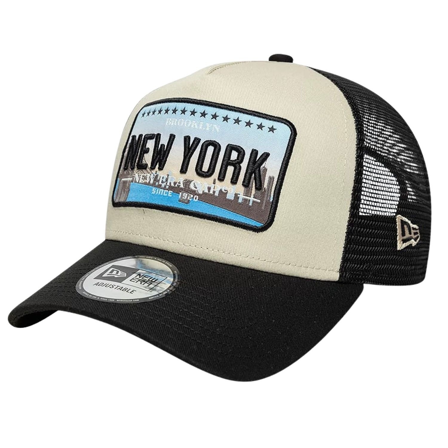 кепка New Era 9FO AF Licence Plate Trucker - Black/Stone - men´s