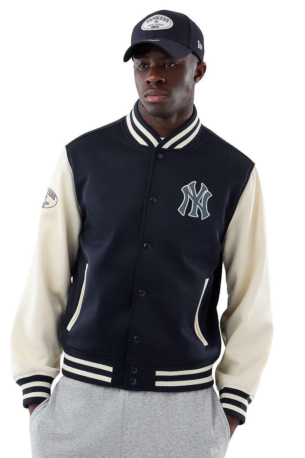 куртка New Era Jersey Bomber MLB New York Yankees - Navy