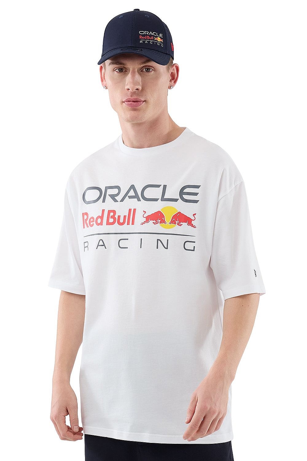 рубашка New Era Logo Graphic Oversized F1 Red Bull Racing - White