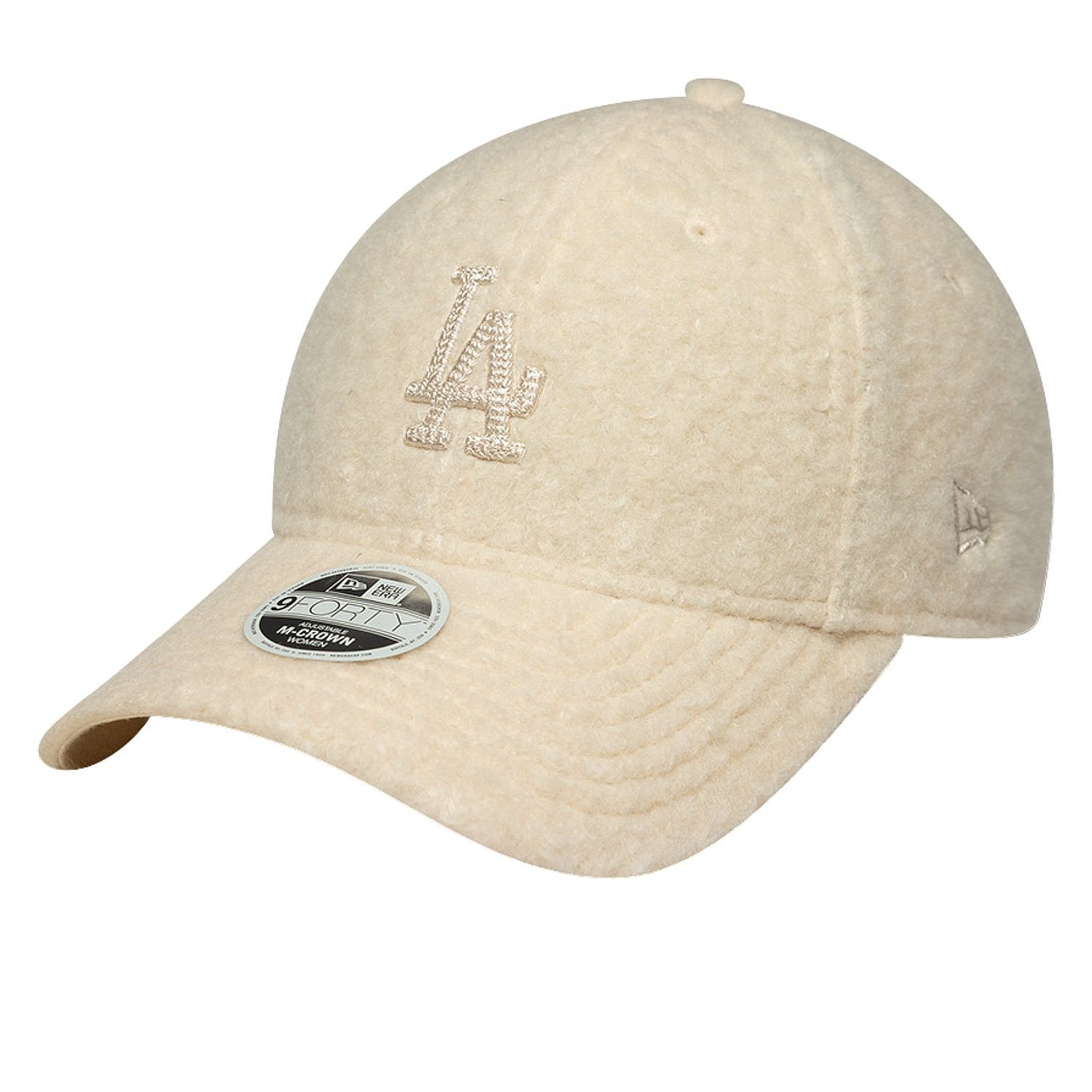 czapka z daszkiem New Era 9FO M-Crown Winter Borg MLB Los Angeles Dodgers - Light Cream - women´s