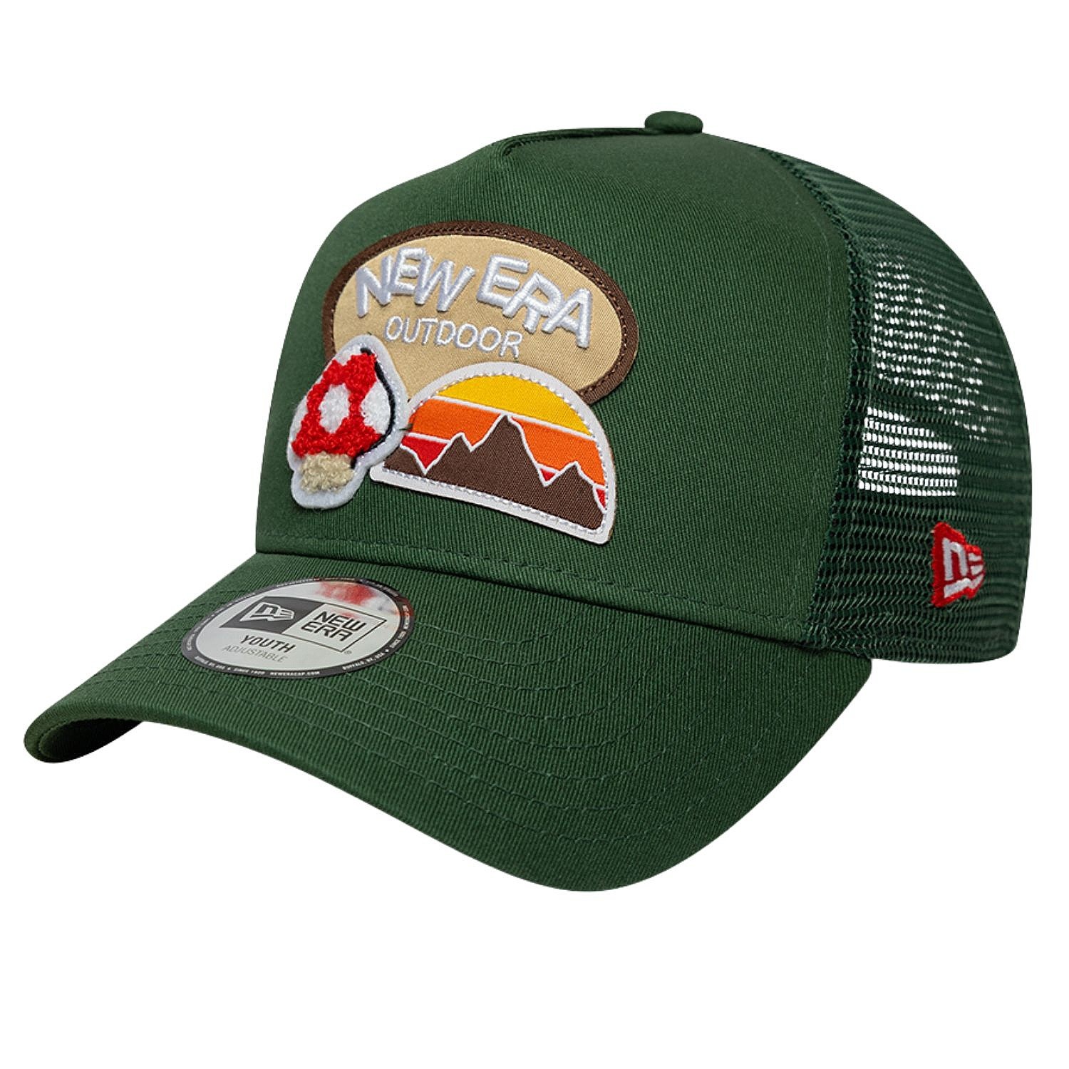 kšiltovka New Era 9FO AF Outdoor Trucker Branded Youth - Cilantro Green