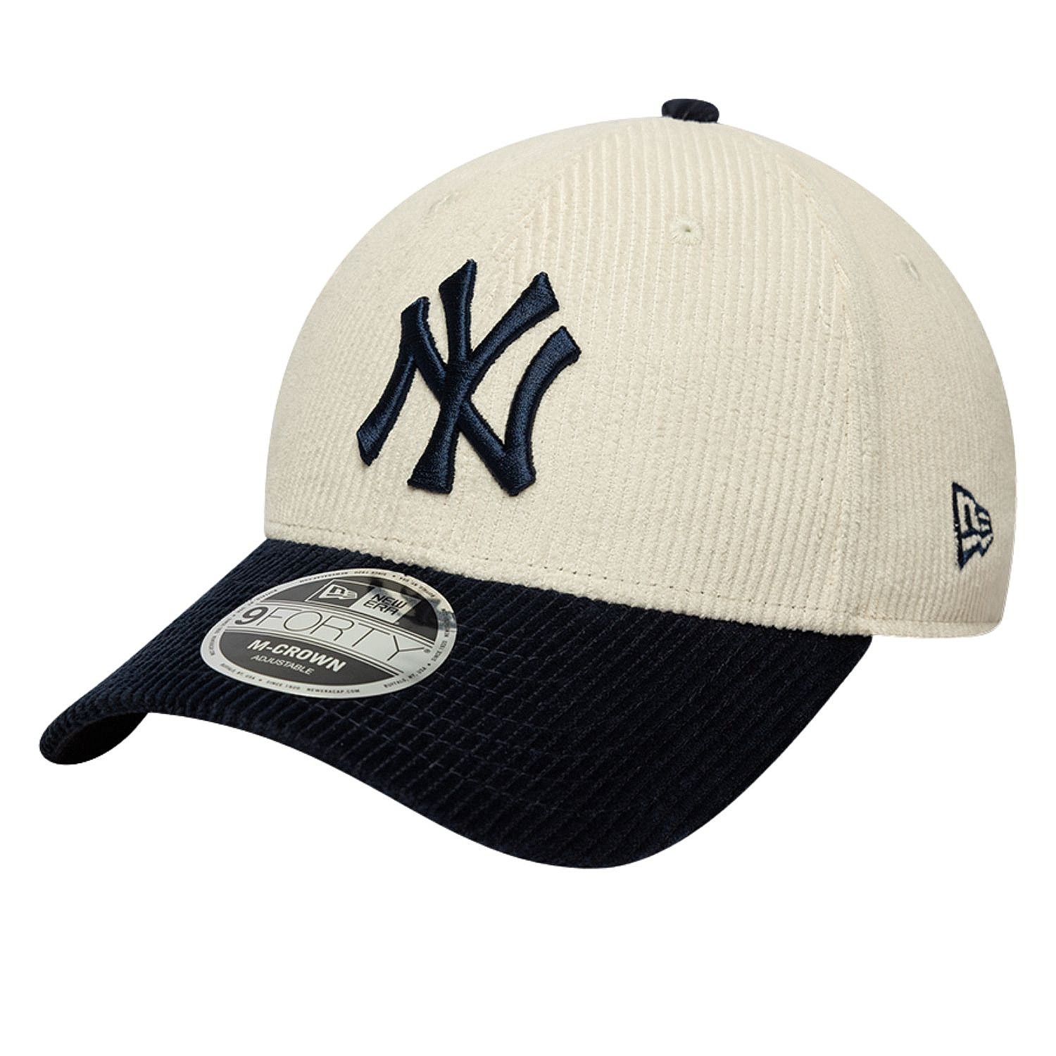 kšiltovka New Era 9FO M-Crown Cord MLB New York Yankees - Light Cream/Navy