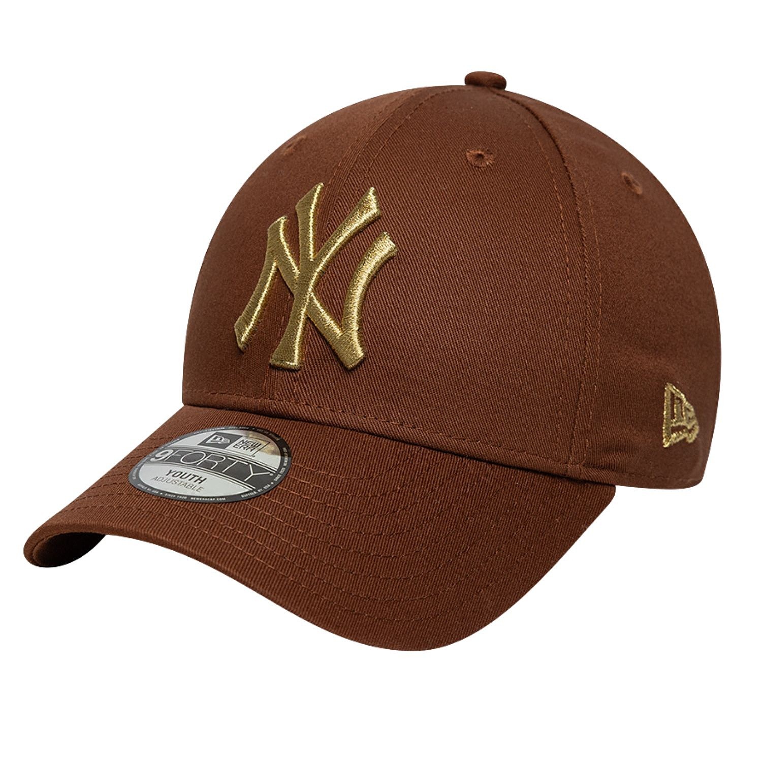 casquette New Era 9FO Metallic MLB New York Yankees Child - Deep Auburn/Metallic Gold - kid´s