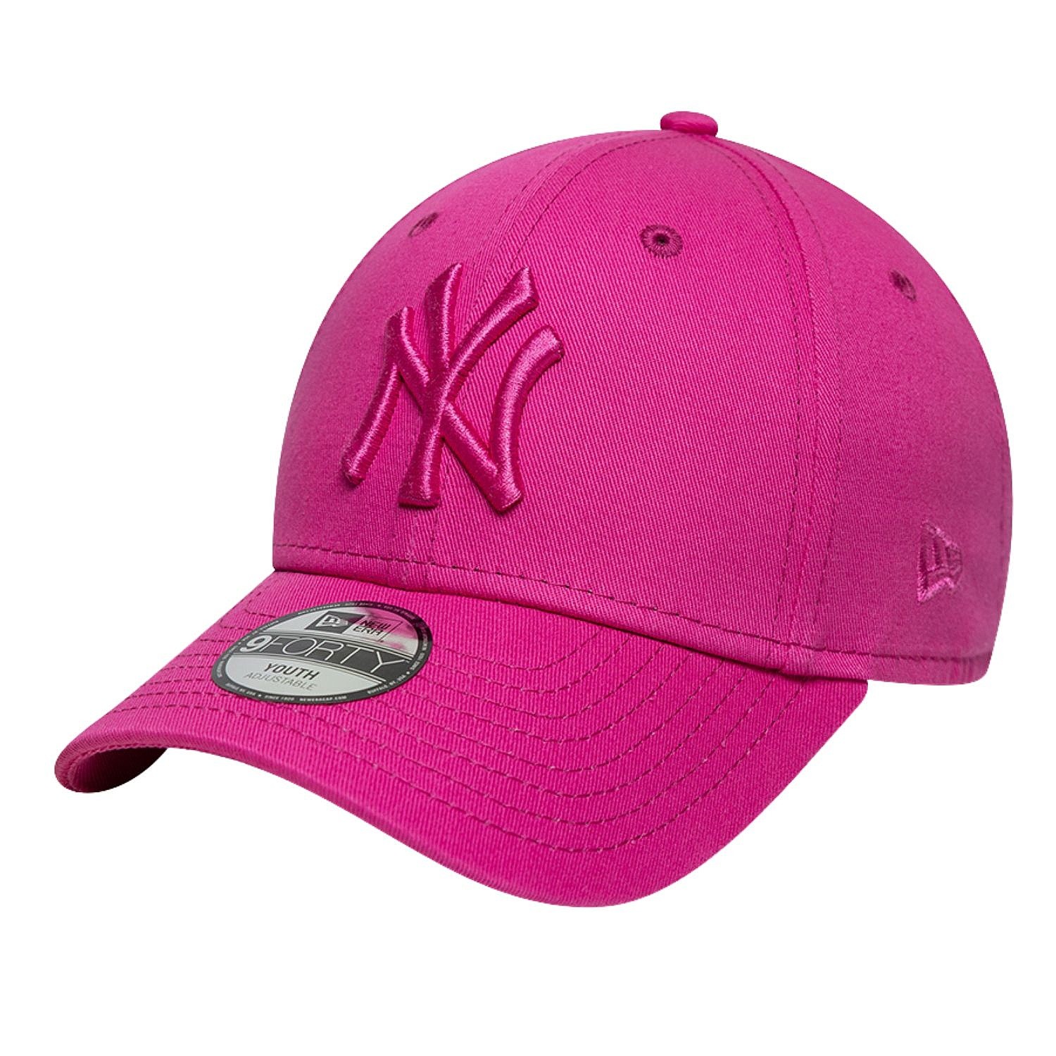 Kappe New Era 9FO League Essential MLB New York Yankees Youth - Electric Fuchsia - girl´s