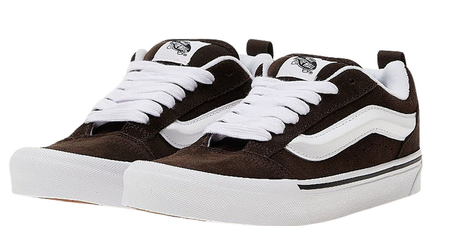 zapatos Vans Knu Skool - Brown/White