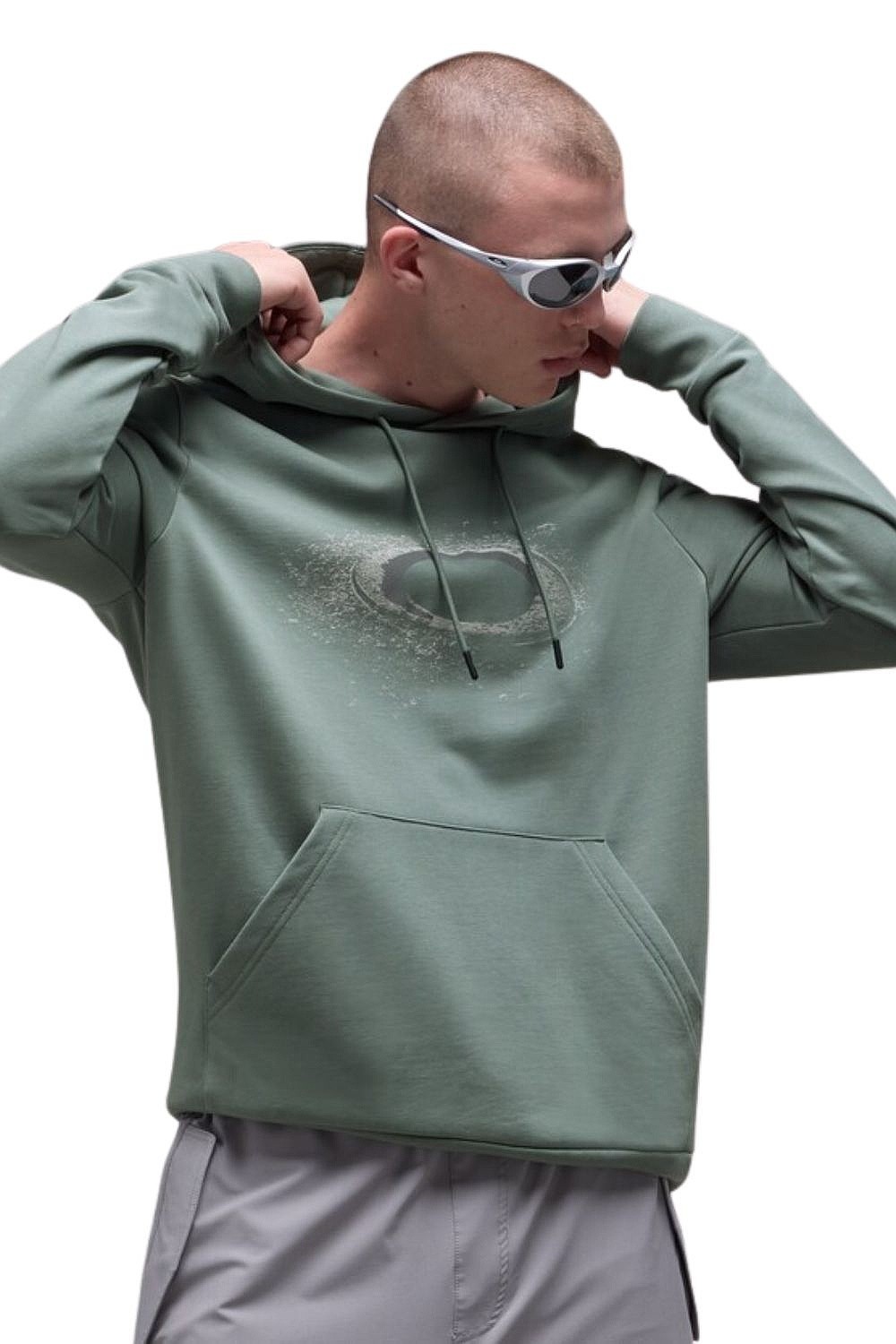 sweat-shirt Oakley Lunar Ellipse Hoodie - Aviator Green - men´s