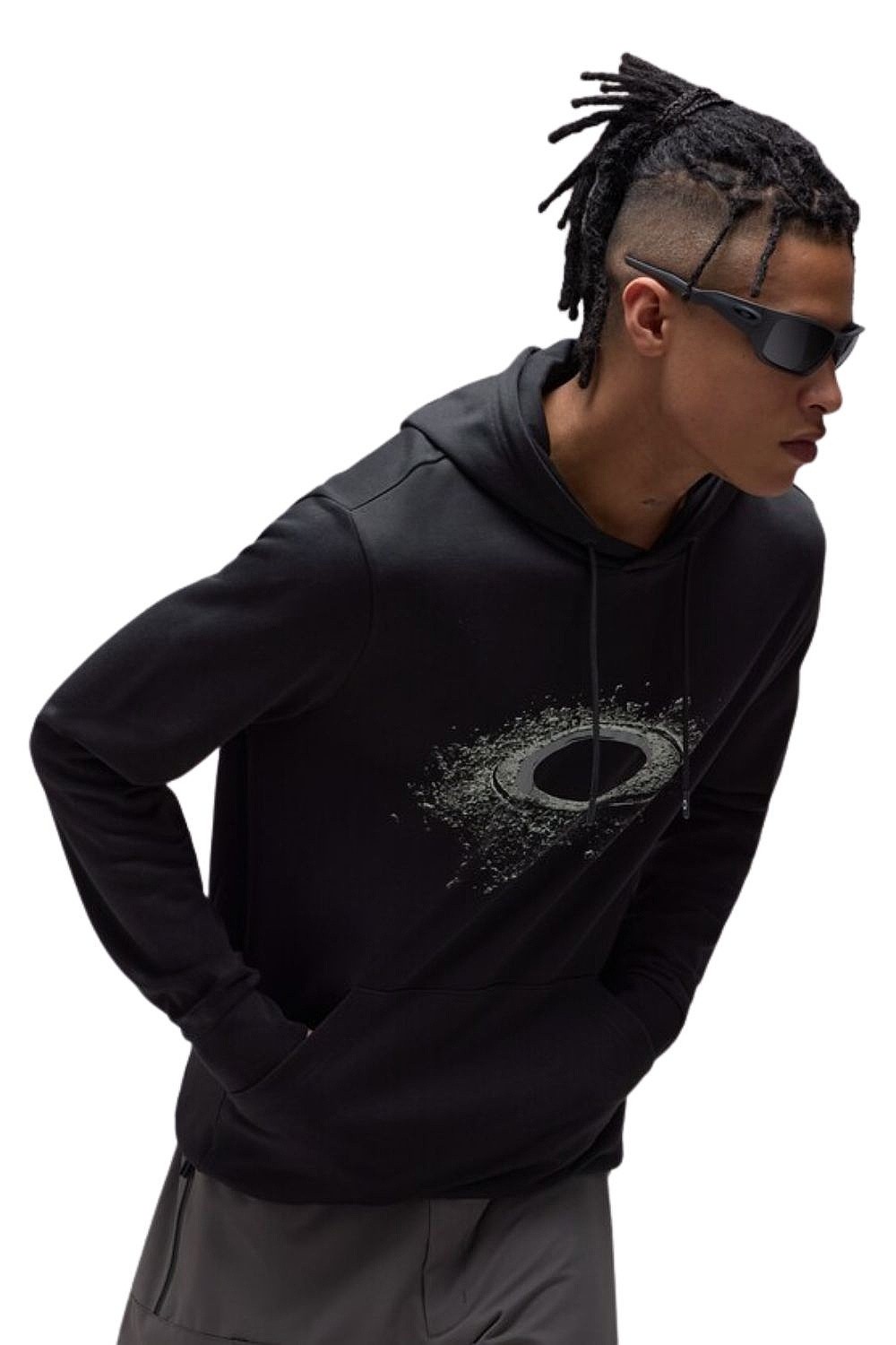 bluza Oakley Lunar Ellipse Hoodie - Pitch Black - men´s