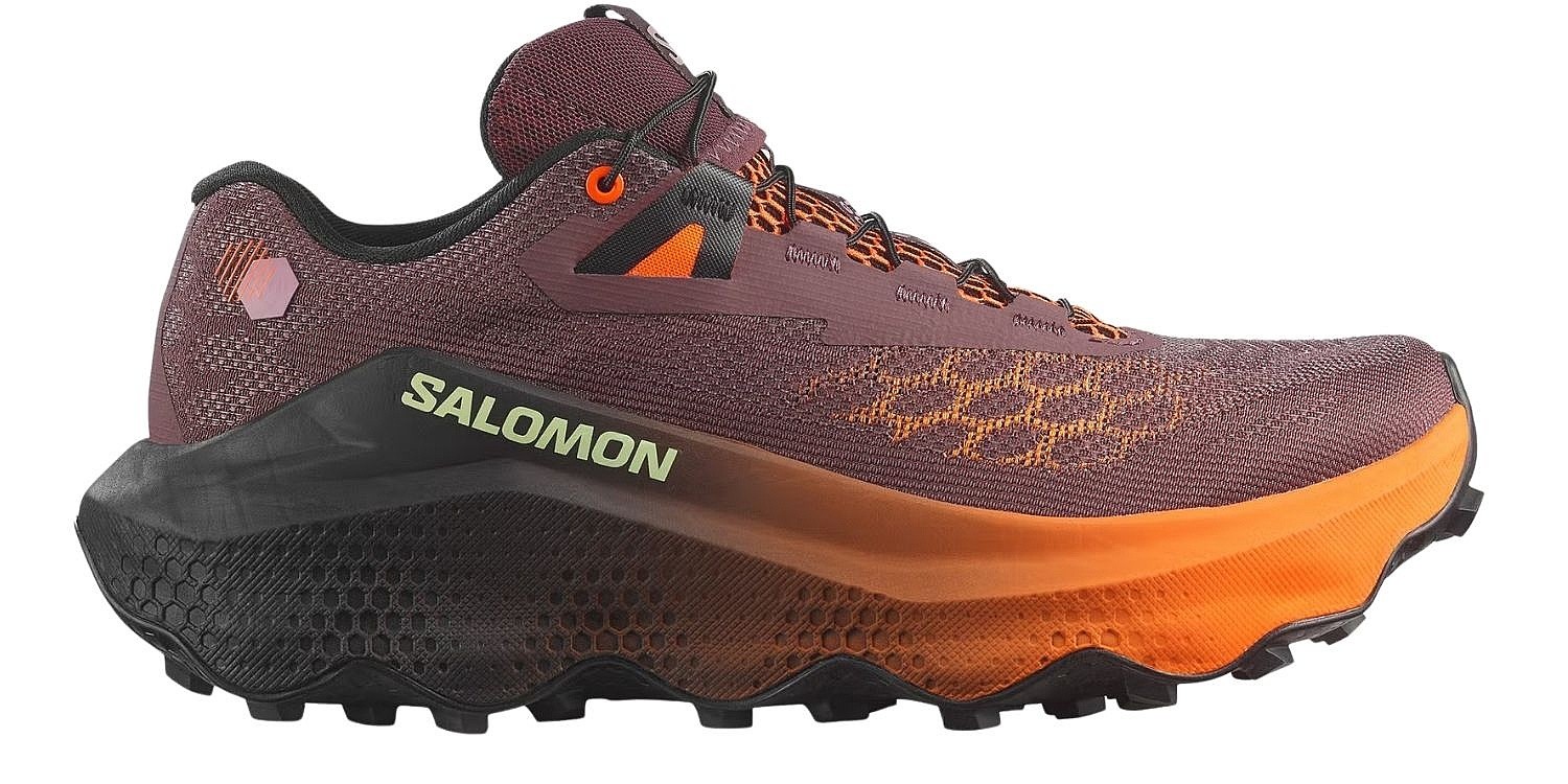 Schuhe Salomon Ultra Glide 4 W - Huckleberry/Black/Red Orange - women´s