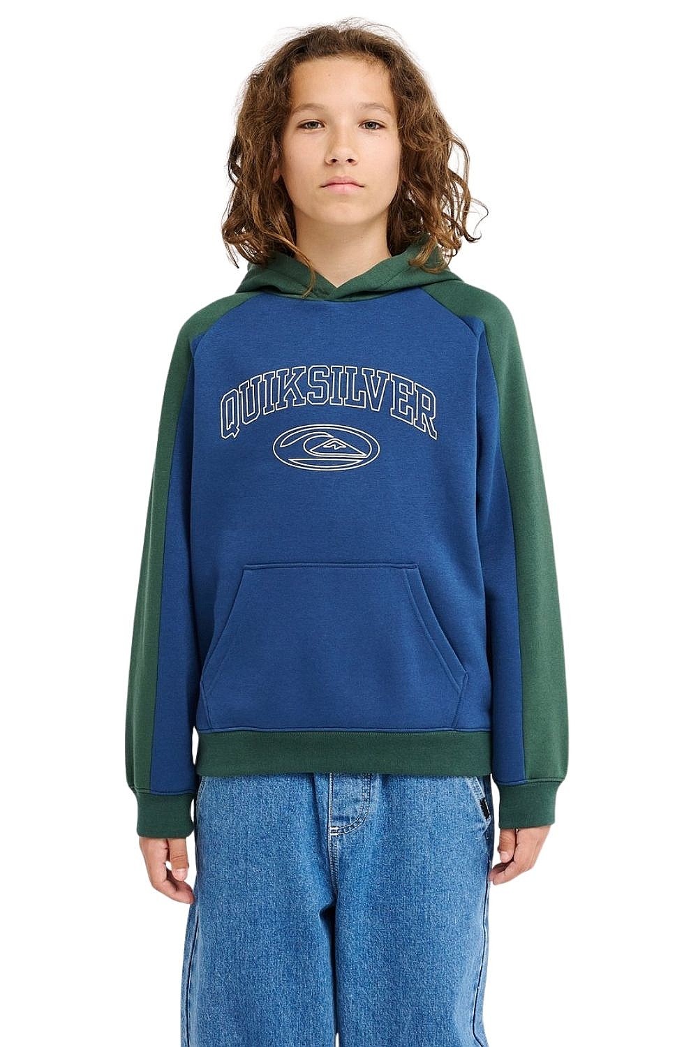 mikina Quiksilver No Teacher Hoodie - BRQ0/Dark Denim