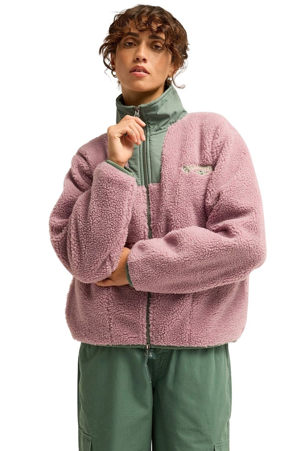 bluza Billabong Mountain Life Zip - BGG0/Sea Fog - women´s