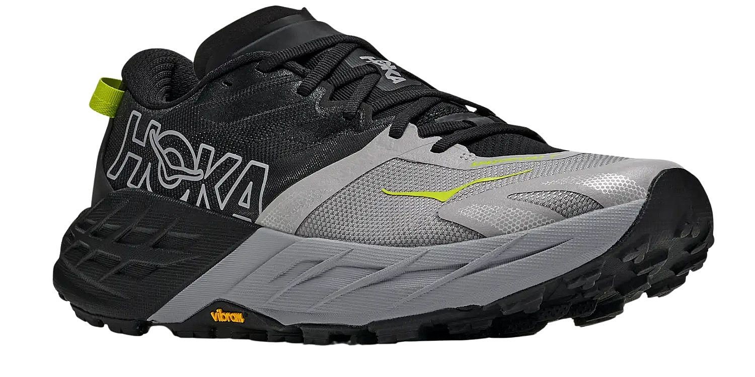 chaussures Hoka Speedgoat 7 - Black/Stellar Grey - men´s