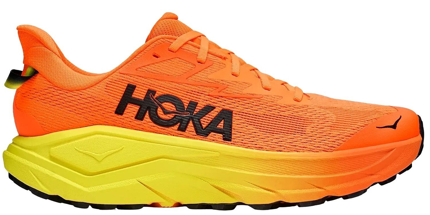chaussures Hoka Challenger 8 - Neon Tangerine/Hoka Citrus - men´s