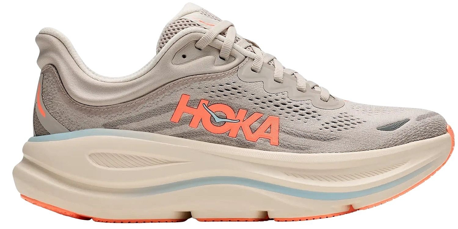 chaussures Hoka Bondi 9 - River Rock Grey/Mineral Ore - women´s