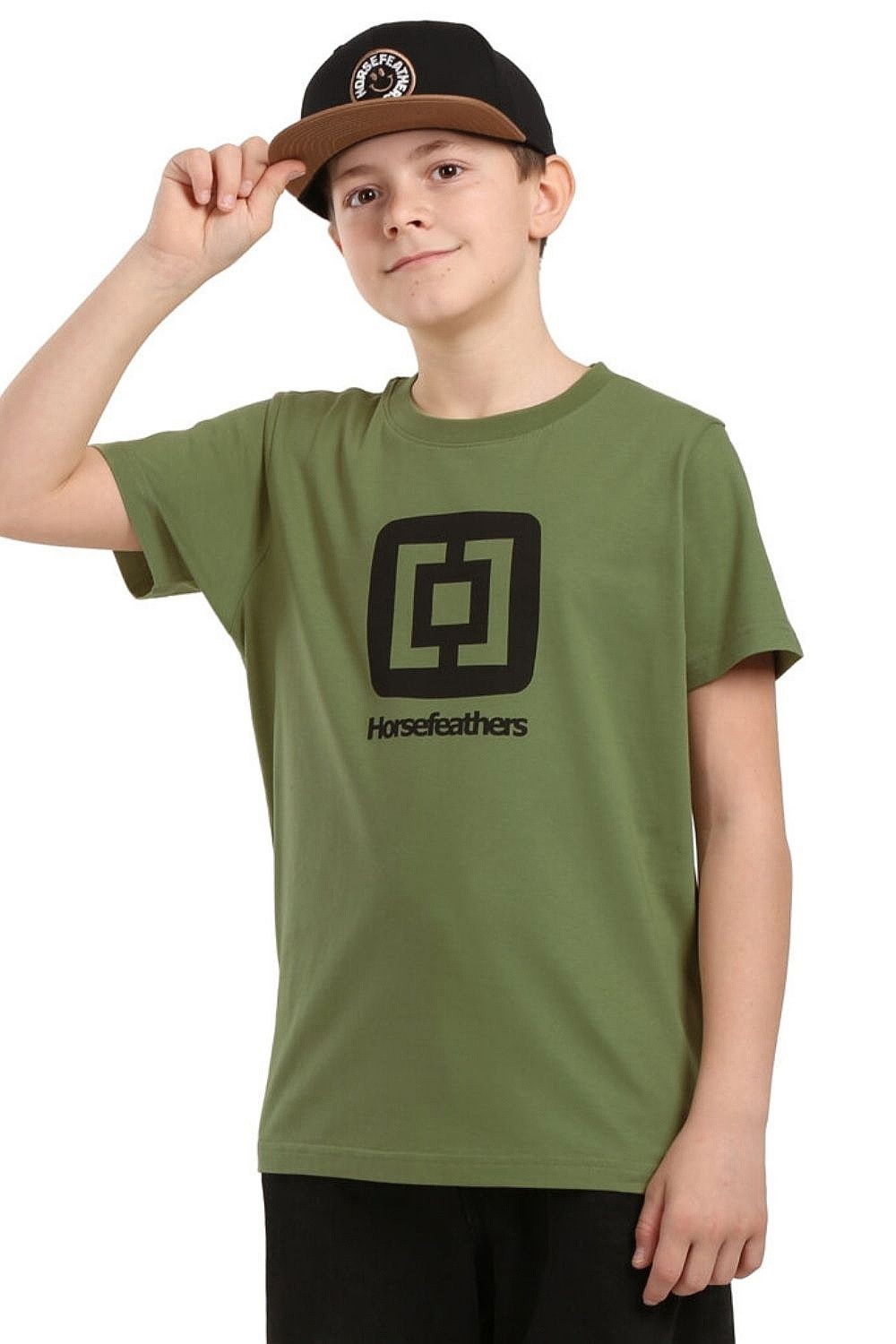 T-Shirt Horsefeathers Fair - Sage - unisex junior