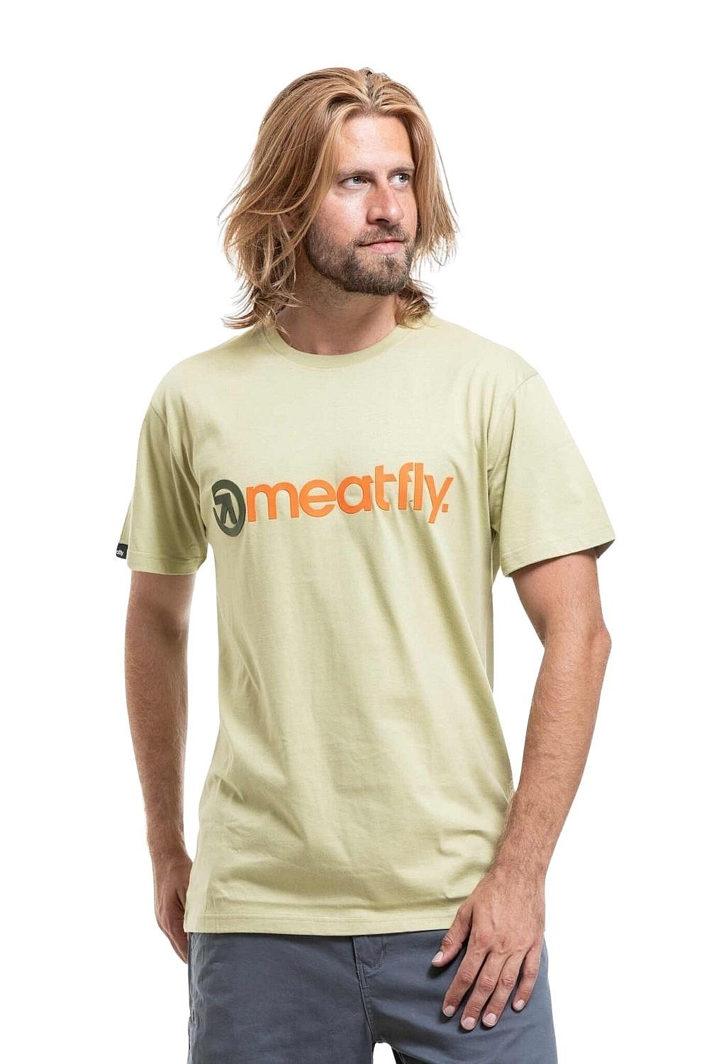 T-Shirt Meatfly Joe - Olive Light - men´s
