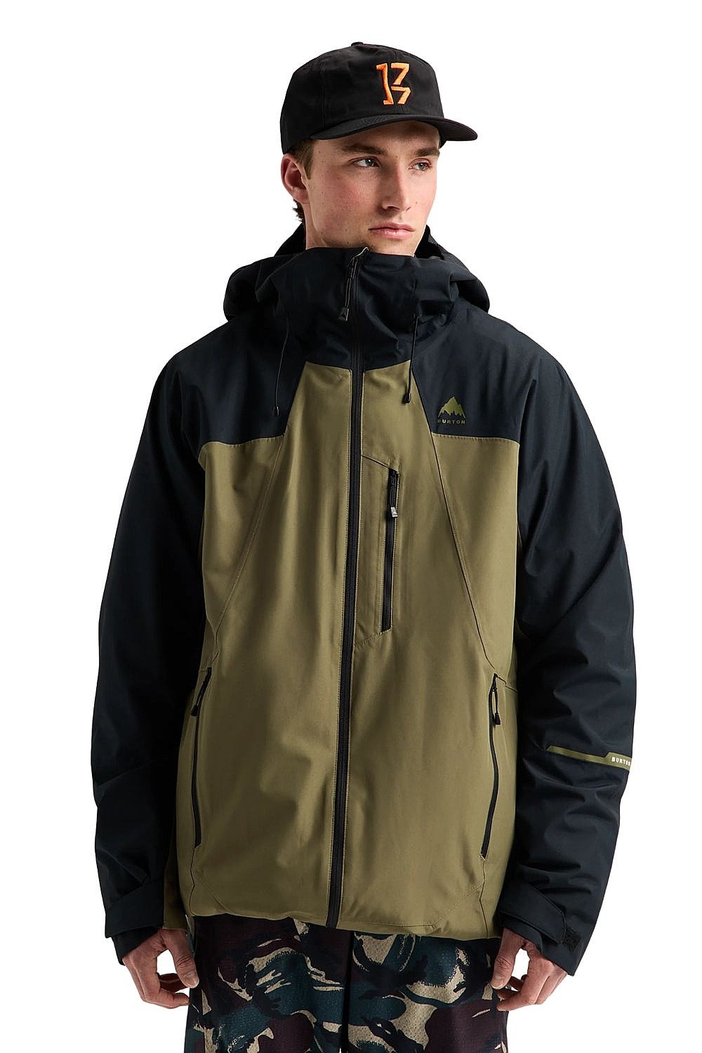 Jacke Burton Reserve 2L - True Black/Dried Moss - men´s