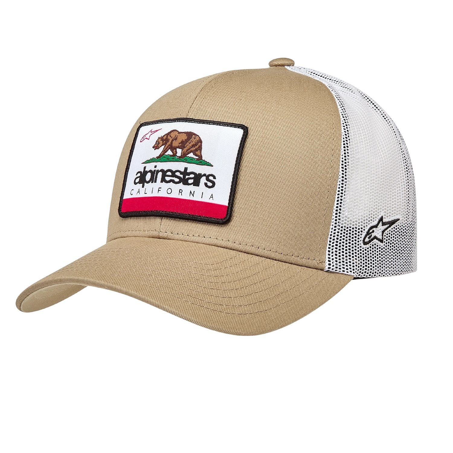 Kappe Alpinestars Cali 2.0 Trucker - Khaki/White - men´s