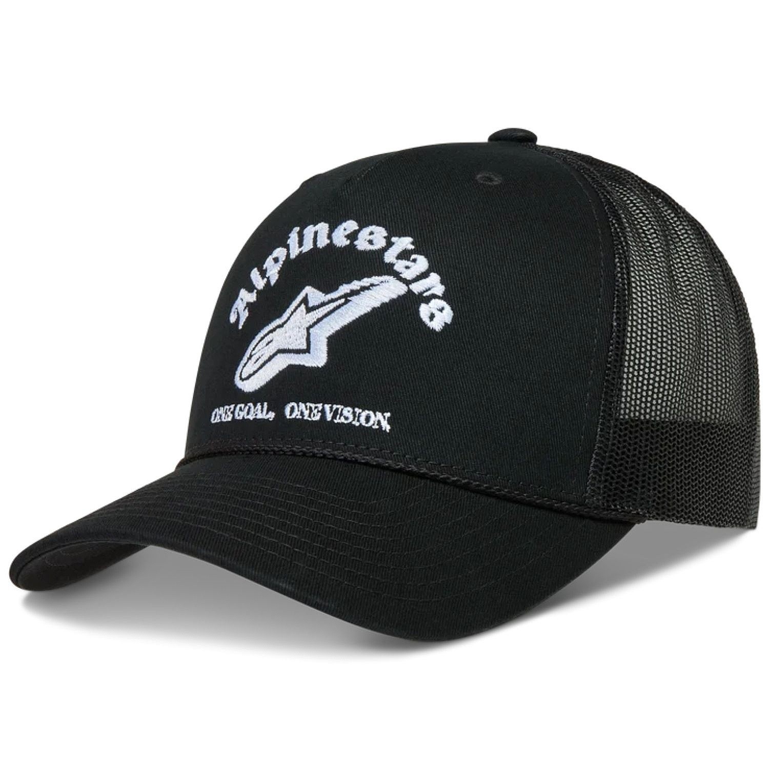 kšiltovka Alpinestars Baron Trucker - Black/Black