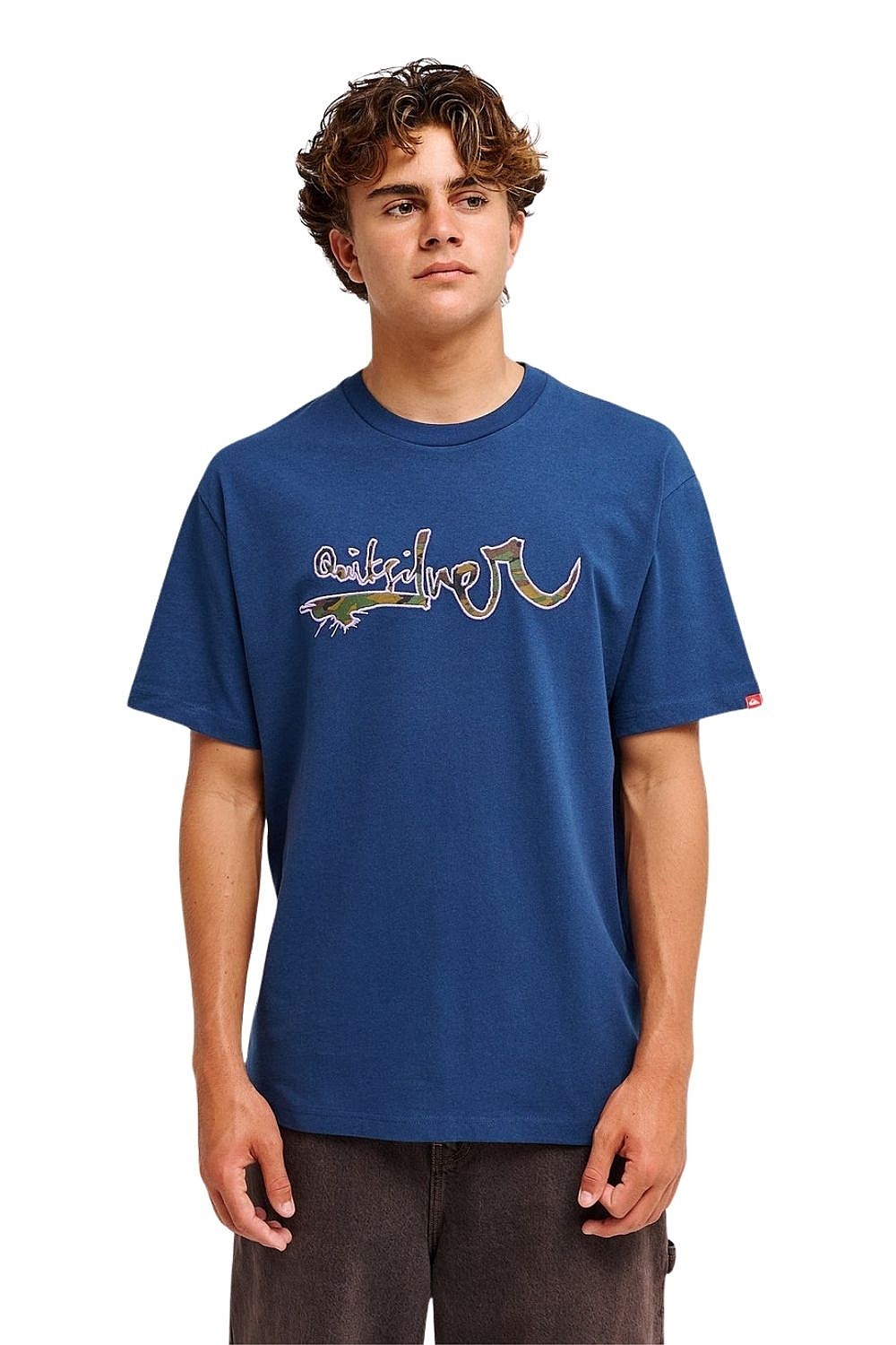 T-Shirt Quiksilver YG Vortex - BRQ0/Dark Denim - men´s