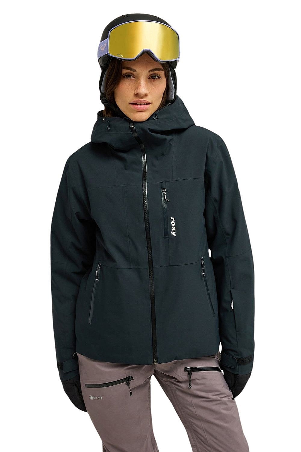 Jacke Roxy 20K Ridgemount - KVJ0/True Black - women´s