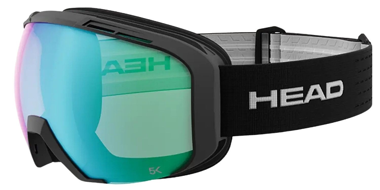 Skibrille Head OTG 5K Photo - Green/Black/5K Photo