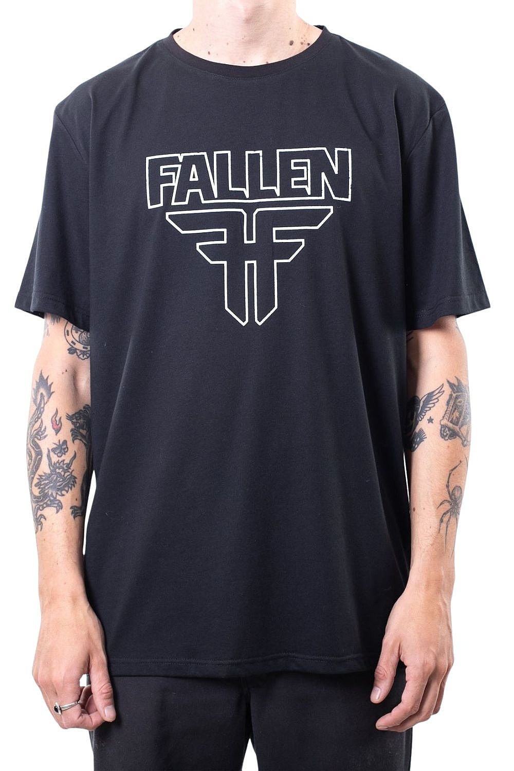 T-shirt Fallen Insignia - Iron/White - men´s