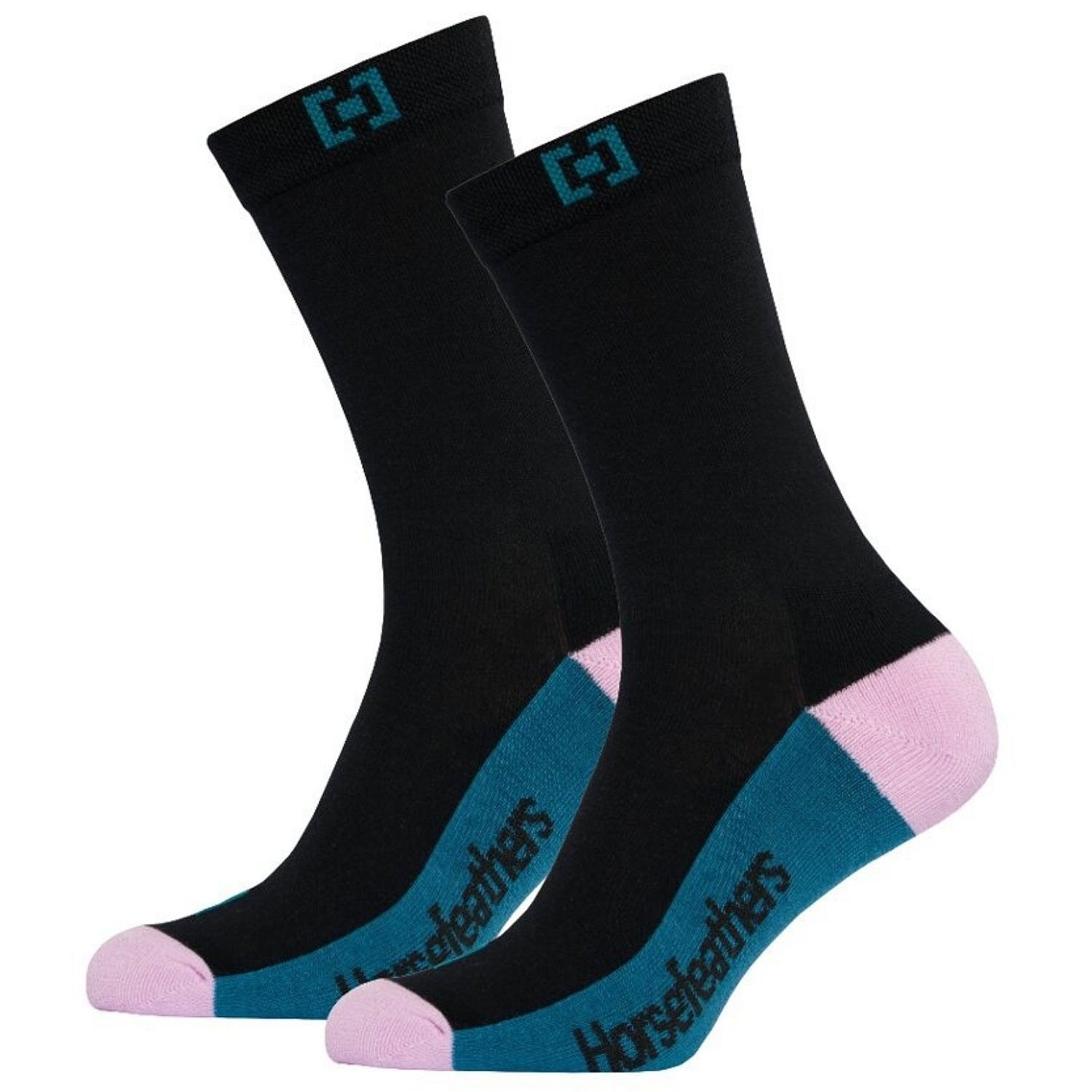 Socken Horsefeathers Dea Crew - Black - women´s