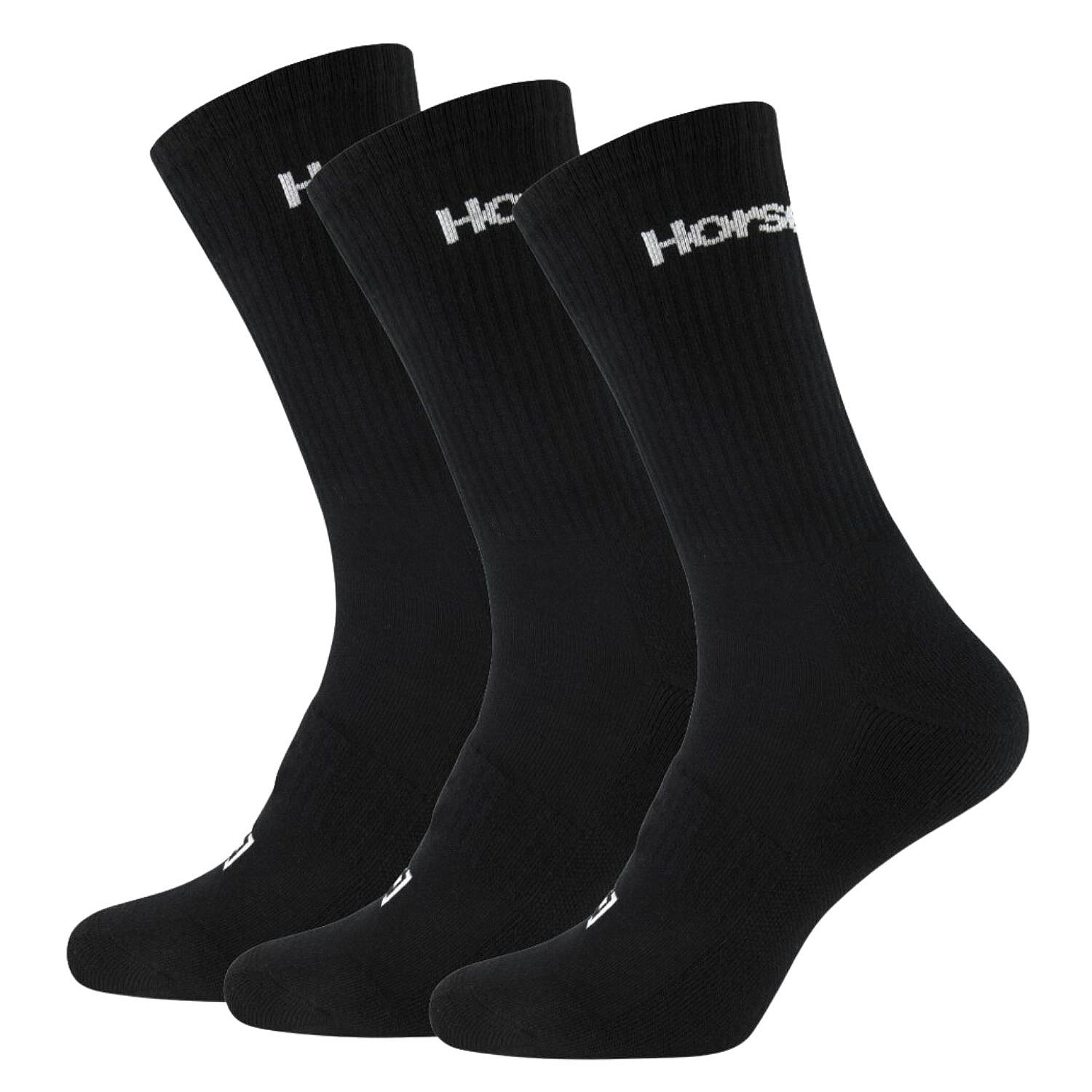 носки Horsefeathers Premium 3 Pack - Black - men´s