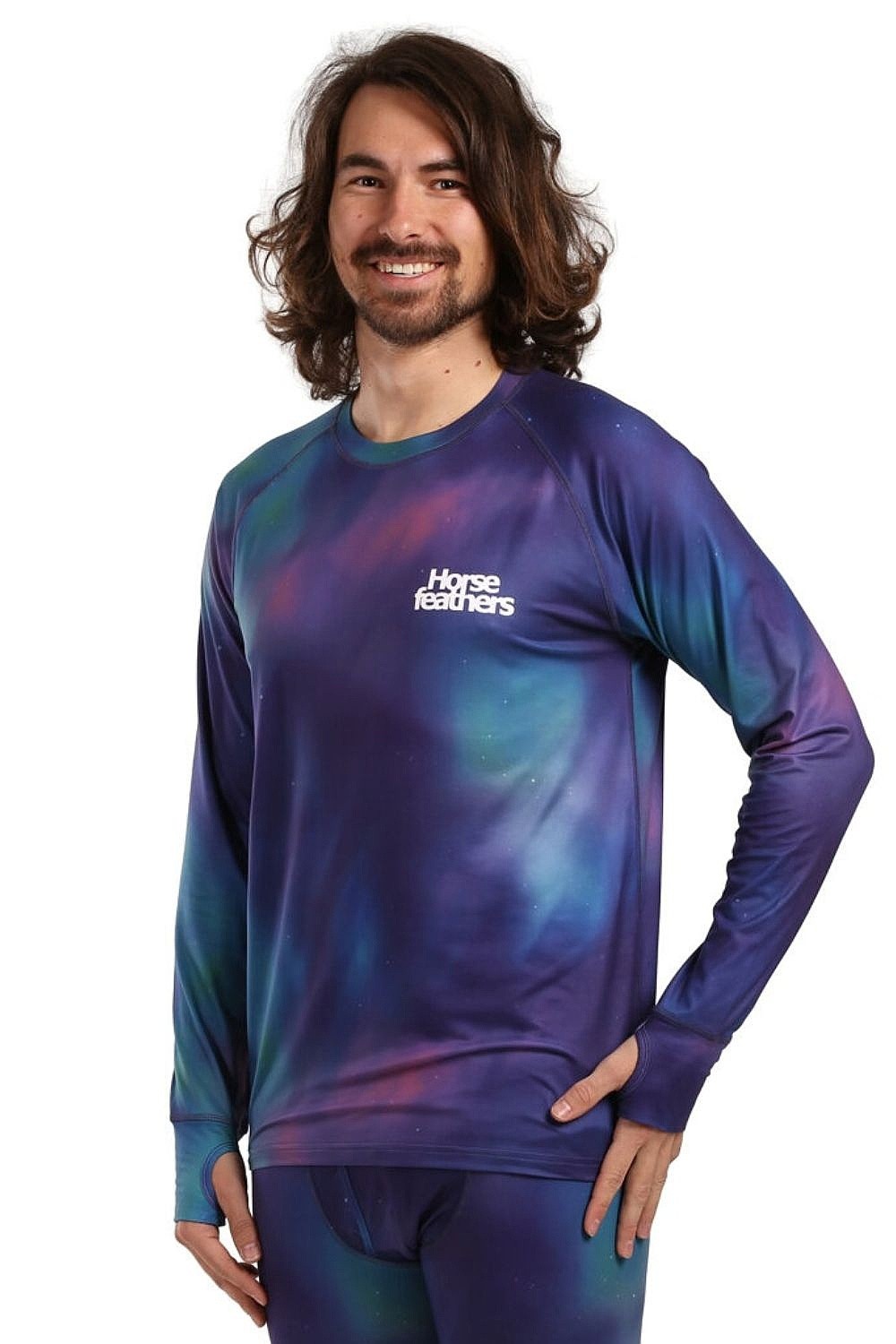 T-Shirt Horsefeathers Riley LS - Aurora - men´s
