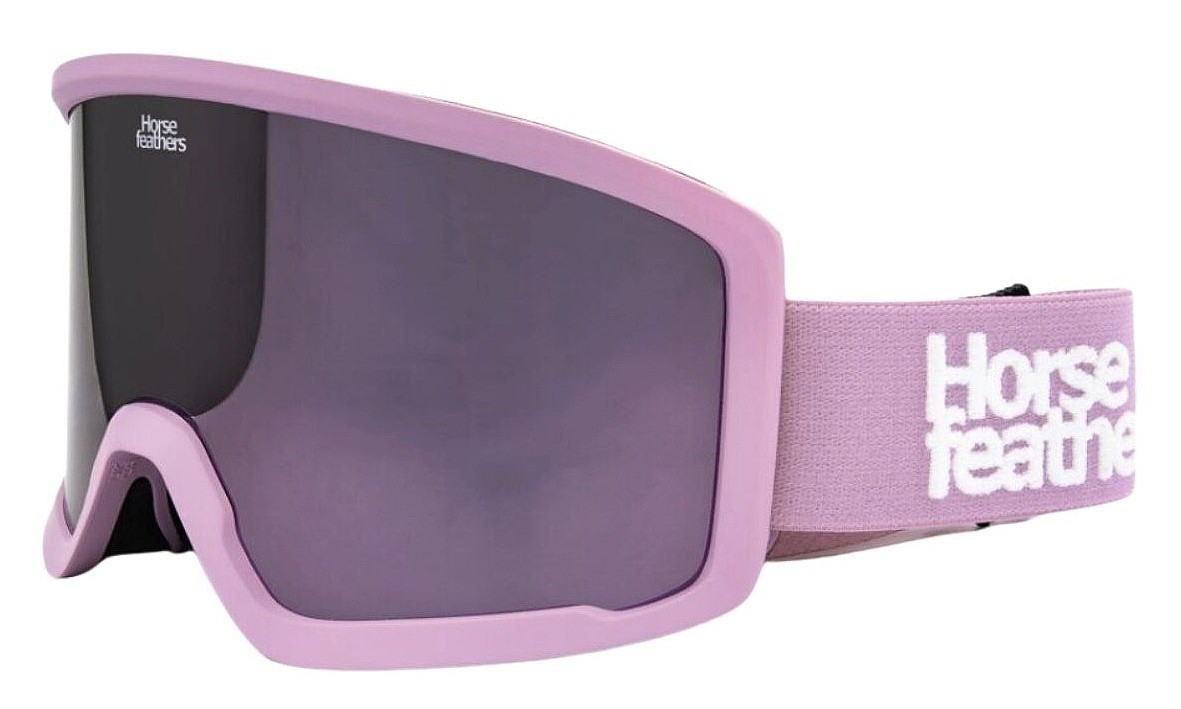 masque de ski  Horsefeathers Tarpe - Lila/Mirror Pink Smoke