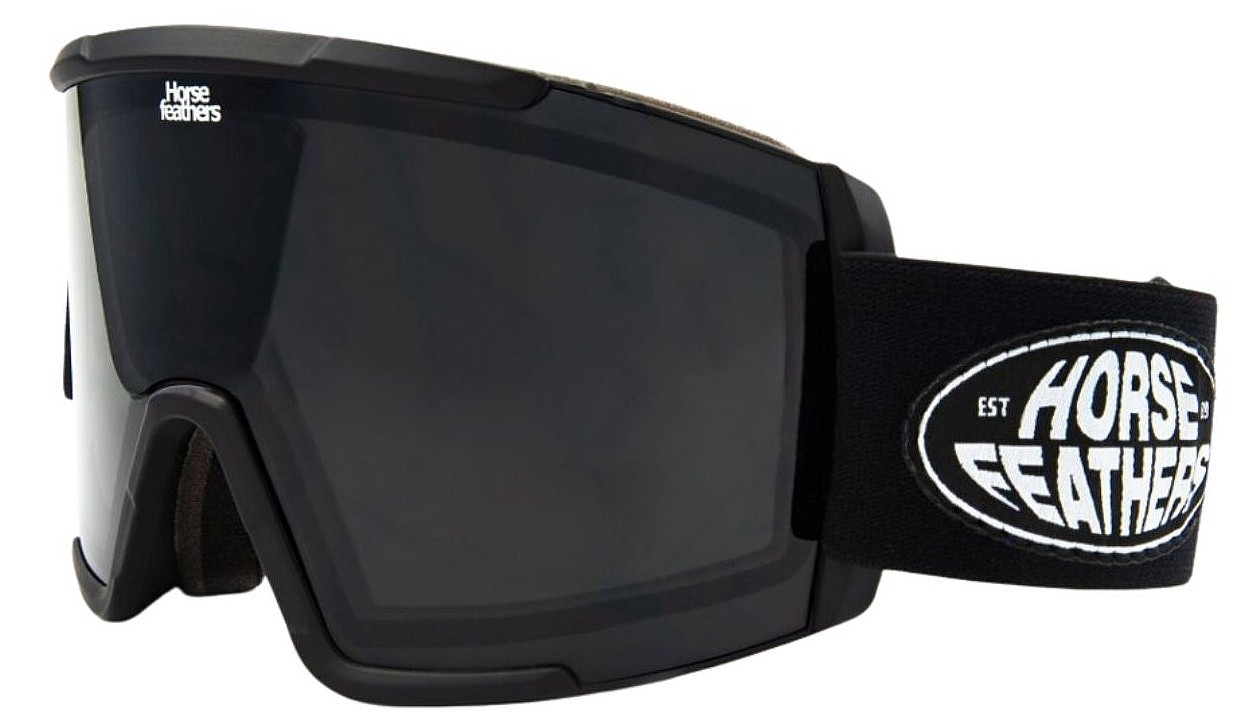 masque de ski  Horsefeathers Feston - Black/Smoke - men´s