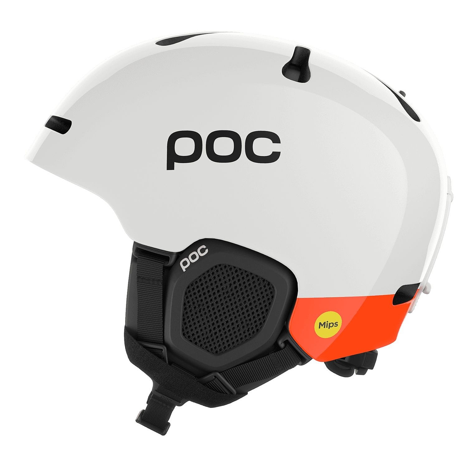 helma Poc Fornix Mips - Hydrogen White/Fluorescent Orange
