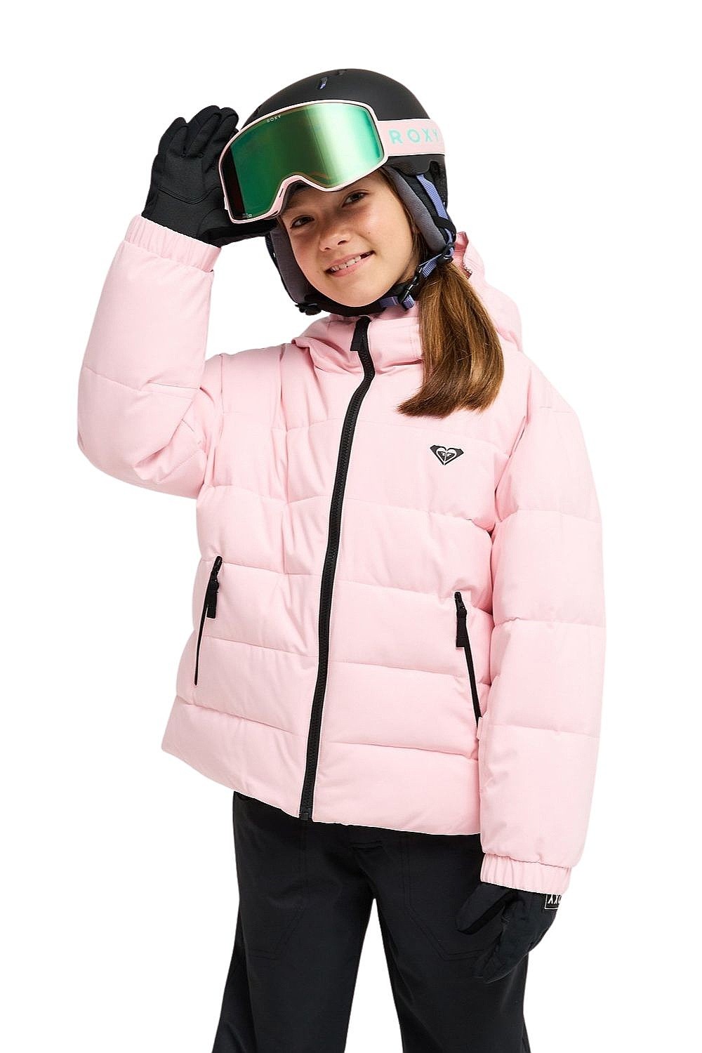 куртка Roxy Snowyhill Puffy - MDA0/Rose Shadow - girl´s