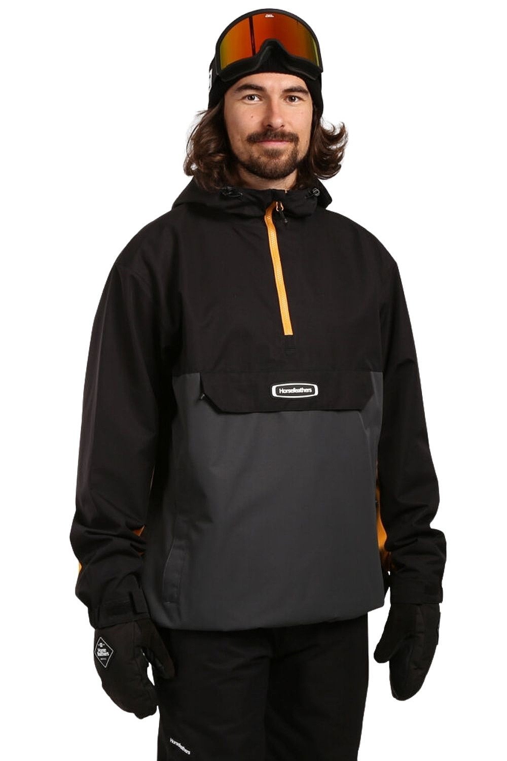 veste Horsefeathers Heston - Black/Yellow Blaze - men´s