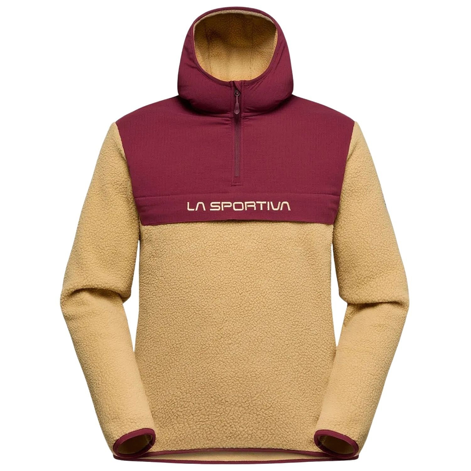 Sweatshirt La Sportiva Guidance Sherpa Hoody - Sandstone/Redwood - men´s
