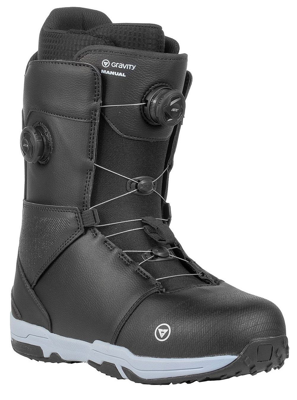 topánky Gravity Manual Dual MOZ Boa - Black - men´s