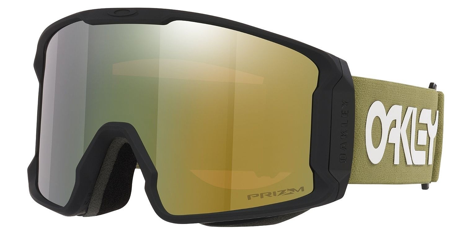 masque de ski  Oakley Line Miner L - Black/Prizm Snow Sage Gold Iridium
