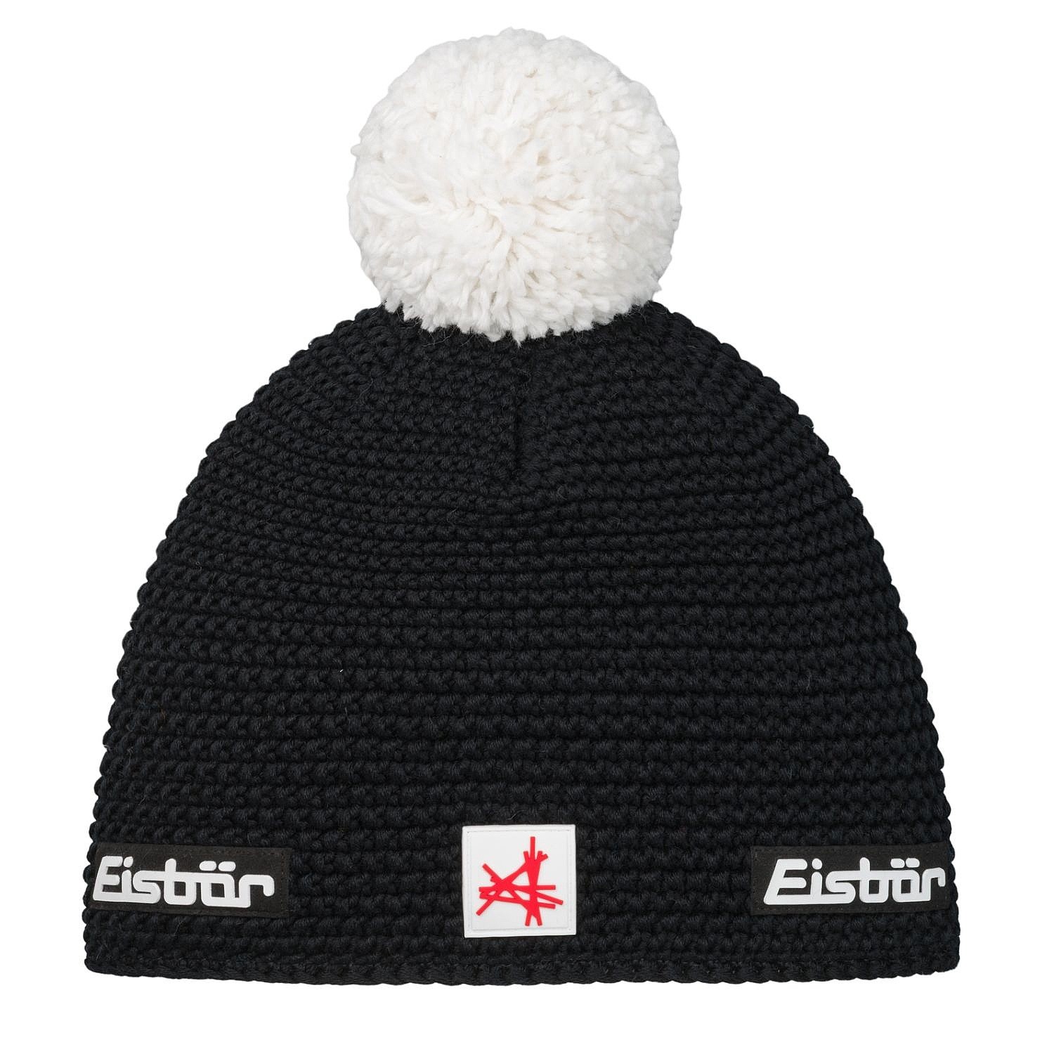 шляпа Eisbär Jamie Pompon MÜ SA - 109/Schwarz/White