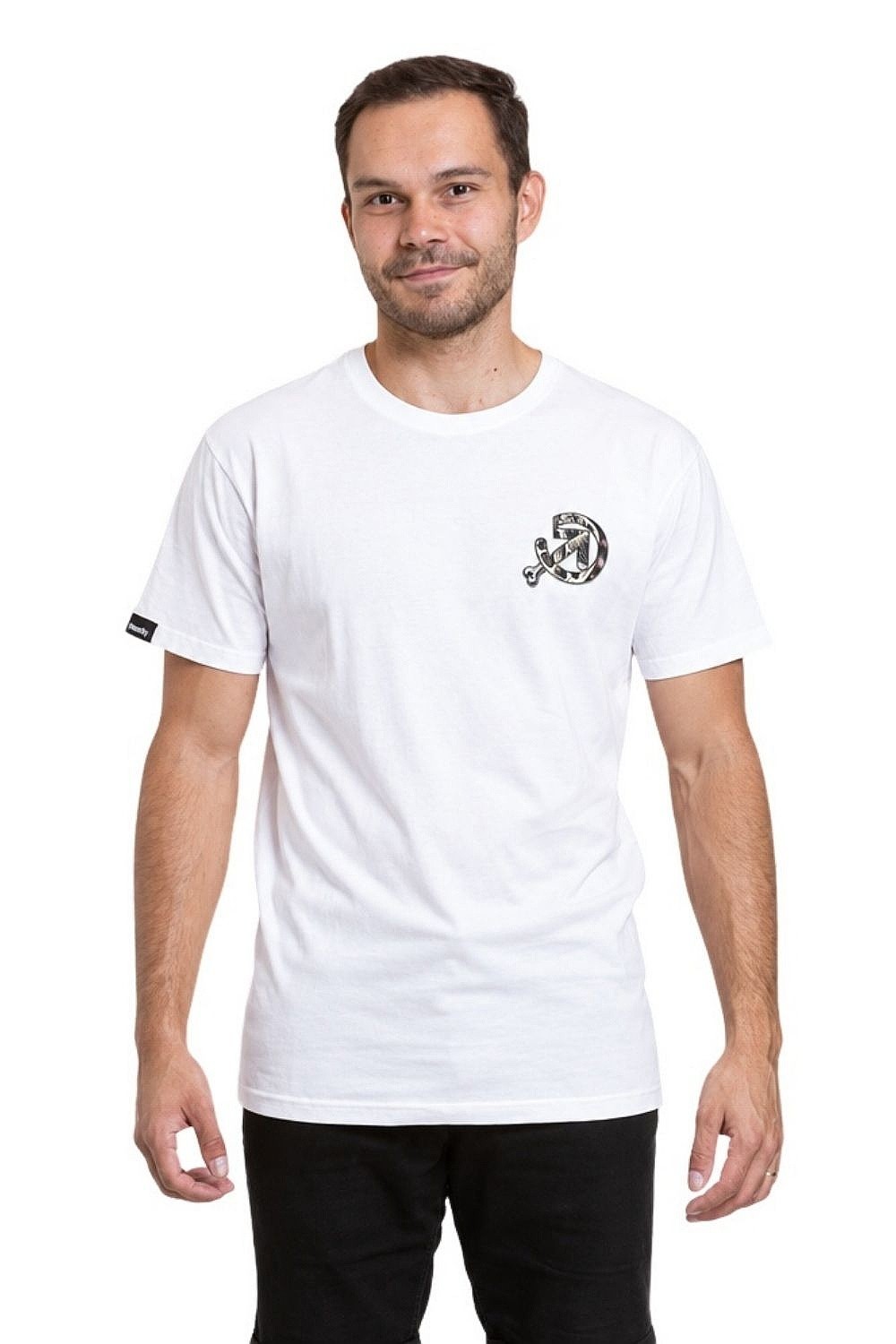 tričko Meatfly Vulture - White - men´s