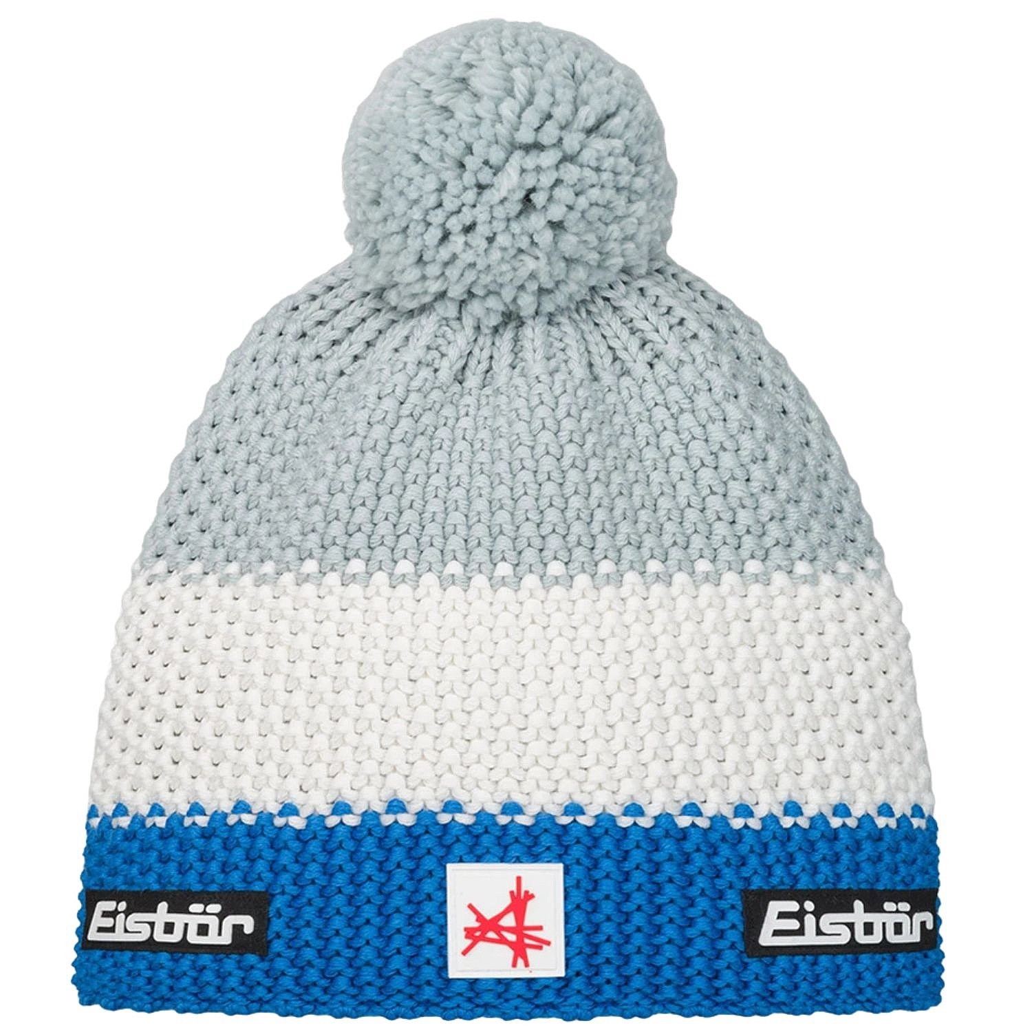 czapka Eisbär Star Pompon MÜ SA - 231/Eisblau/White/Fjord - unisex junior