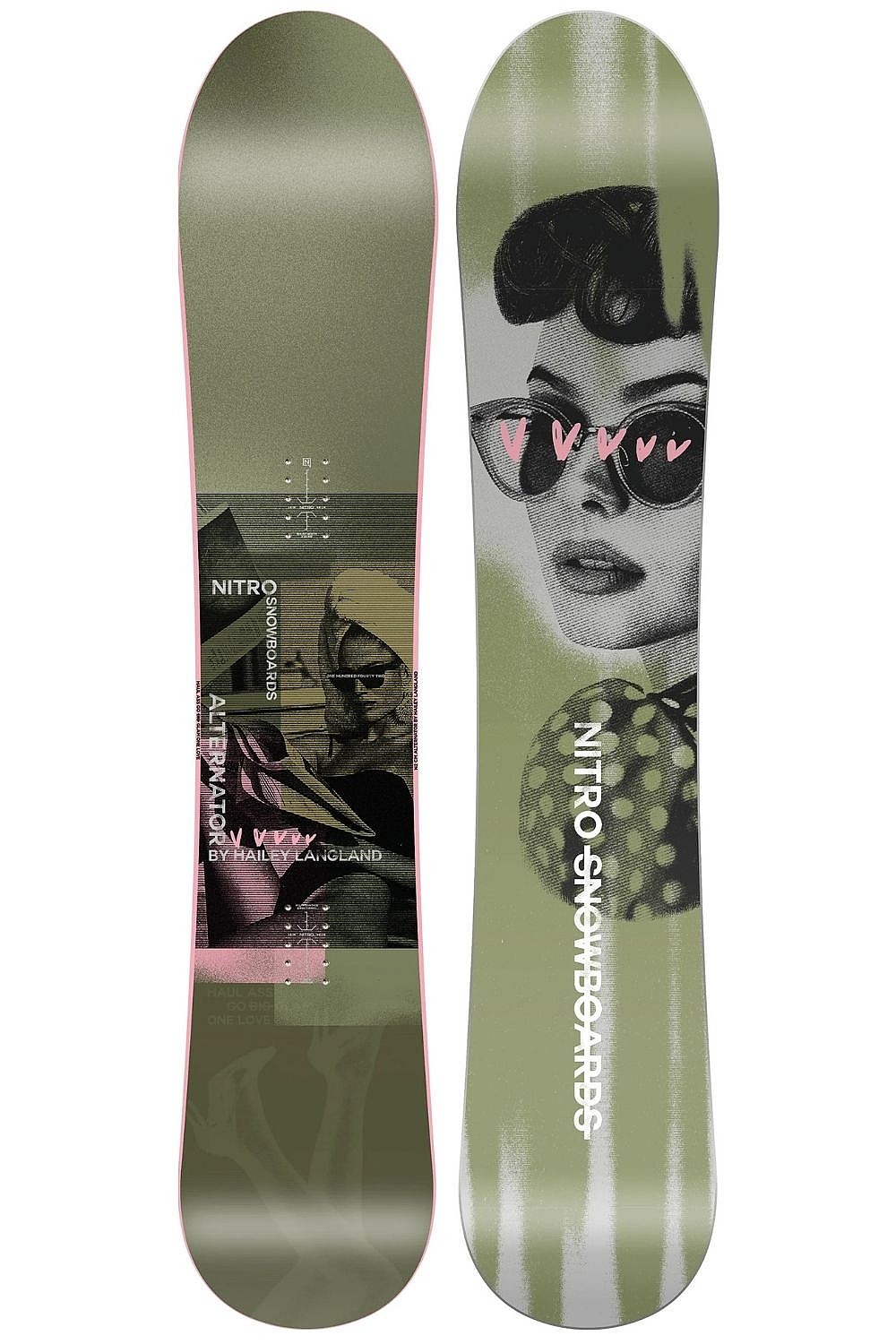 snowboard Nitro Alternator X Hailey Camber - Green