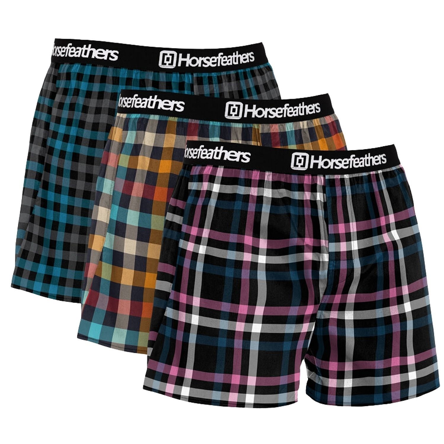 bokserki Horsefeathers Clay 3 Pack - Bundle 2 - men´s