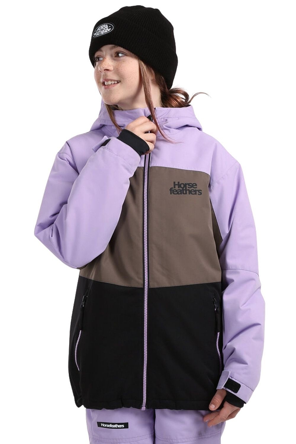 bunda Horsefeathers Juno - Lila - unisex junior