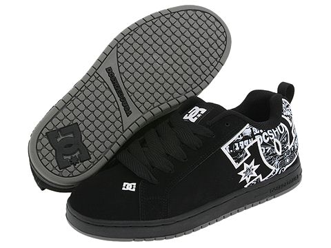 buty DC Court Graffik SE - Carbon/Battleship